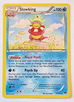 Pokemon TCG: Slowking Breakpoint #21/122 Holo LP - Image 1