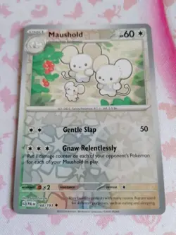 Famieps Maushold 168/193 Pokemon Reverse Holo Englisch Near Mint - Image 1