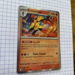 Armarouge 041/198 VERTICAL LINE HOLO USA EXCLUSIVE Pokemon Scarlet & Violet TCG - Image 2