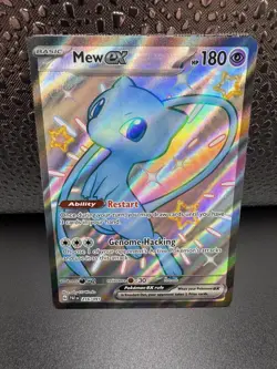 Pokemon Mew ex Ultra Rare 216/091 SV Paldean Fates - Image 3