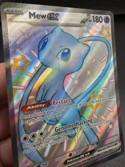 Pokemon Mew ex Ultra Rare 216/091 SV Paldean Fates - Image 4