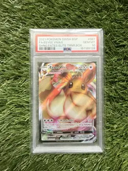 PSA 10 2021 Pokemon Eevee VMAX SWSH087 Sword & Shield Promo Holo - Image 1
