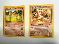 Blaine’s Charmander 61/132 & Blaine’s Charmeleon 31/132 Pokemon WOTC Gym Lot - Image 1