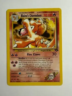 Blaine’s Charmander 61/132 & Blaine’s Charmeleon 31/132 Pokemon WOTC Gym Lot - Image 3