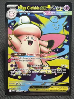 Mega Clefable ex 103/088 Ultra Rare Full Art Perfect Order Pokemon NM/M - Image 1