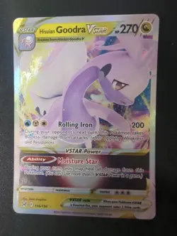 Hisuian Goodra VSTAR 136/196 NM Lost Origin Holo VSTAR Rare Pokemon - Image 1
