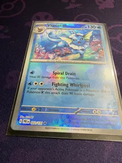 Vaporeon (Poke Ball Pattern) 022/131 Sv: Prismatic Evolutions POKEMON NEAR MINT - Image 2