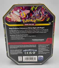 Pokemon TCG: Mega Moonlit Tin (Mega Clefable ex) - New & Factory Sealed - Image 2