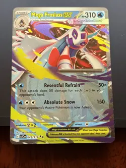 Mega Froslass ex 047/217 Me: Ascended Heroes Holo Pokemon - Image 1