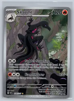 Salazzle 224/217 Illustration Rare Ascended Heroes Pokemon Holo Near Mint - Image 1