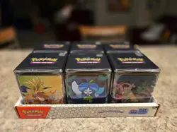 Pokemon TCG: 6 Stacking Tins in Display Box - Brand New - Factory Sealed - Image 1