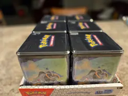 Pokemon TCG: 6 Stacking Tins in Display Box - Brand New - Factory Sealed - Image 2