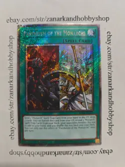 Yugioh Pantheism of the Monarchs - Platinum Secret Rare - RA04-EN261 - Image 1