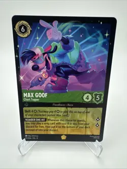 Max Goof - Chart Topper 77/204 Fabled Legendary Normal Disney Lorcana Card NM - Image 1