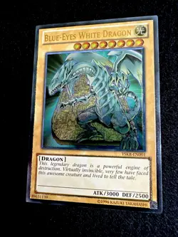 🔥YUGIOH • BLUE-EYES WHITE DRAGON • ULTIMATE RARE • YSKR-EN001 • NM🔥 - Image 3