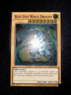 🔥YUGIOH • BLUE-EYES WHITE DRAGON • ULTIMATE RARE • YSKR-EN001 • NM🔥 - Image 4
