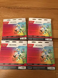Pokemon TCG First Partner Illustration Collection Series 2 Sealed Box Lot of 4 - Image 2