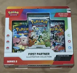 Pokemon TCG First Partner Illustration Collection Series 2 Box 3 Promo Cards - Image 1
