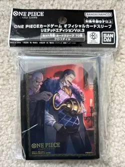 ONE PIECE Card Game Official Card Sleeve Limited Edition Vol. 3 Crocodile 70 pcs - Image 1