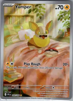 Yamper 099/094 ME02: Phantasmal Flames - Pokemon Card - NM - Image 1