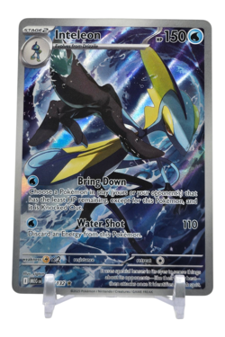 Inteleon 142/132 Mega Evolution IR Illustration Rare Pokemon Card NM - Image 1