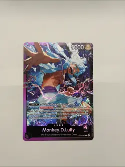 One Piece CCG Monkey.D.Luffy OP09-061 Leader ST26 English Foil Card - Image 1
