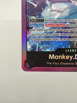 One Piece CCG Monkey.D.Luffy OP09-061 Leader ST26 English Foil Card - Image 5