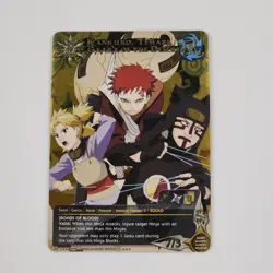 Naruto CCG Kankuro Temari Gaara Of The Desert 1487 Super Rare Foil NM Card - Image 1