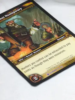 World Of Warcraft TCG Hemet Nesingway Icecrown Epic Card 167/220 - Image 3