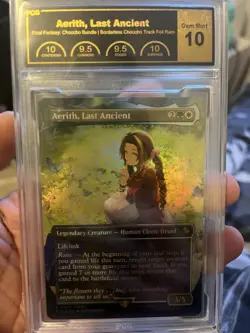 aerith last ancient Chocobo Bundle Gem mint 10 - Image 2
