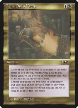 Lim-Dul's Vault ALL #192 Alliances Magic: The Gathering Near Mint - Image 3
