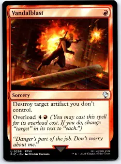 Vandalblast 298 UC Commander: FINAL FANTASY MTG NM/M - Image 1
