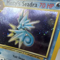 Wizards of the Coast Pokemon TCG Misty's Seadra 9/132 Gym Heroes Holo 70 HP 2000 - Image 3