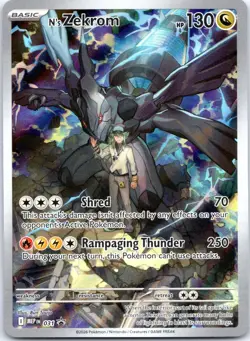 N's Zekrom 031 Holo P ME: Mega Evolution Promo Holo NM - Image 1