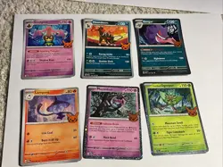 Pokemon TCG Card Set .6 Cards Including: (Houndroom Gengar Overton& More)#2 - Image 1