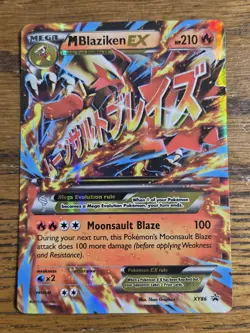 Pokemon Tcg Mega BLAZIKEN EX Holo Promo XY86 (Hasnt Been Played) - Image 1