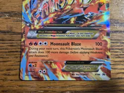 Pokemon Tcg Mega BLAZIKEN EX Holo Promo XY86 (Hasnt Been Played) - Image 3