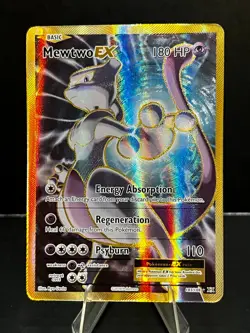 Pokemon TCG 2016 Mewtwo EX (Full Art) 103/108 Evolutions Holo NM - Image 1