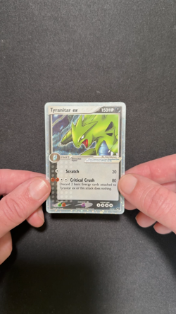Tyranitar ex 17/17 POP Series 1 Holo Rare 2004 Pokemon TCG Damaged - Image 2
