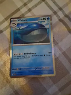 Pokemon Card Good Condition Cool Waillord Card Looks Amazing And GOOD Condition - Image 1