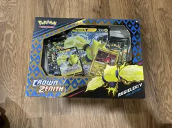 Pokemon TCG Crown Zenith Regieleki v Collection Box 820650851834 - Image 1