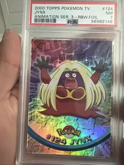 2000 TOPPS POKEMON TV ANIMATION SER 3 FOIL #124 JYNX PSA 10 - Image 1