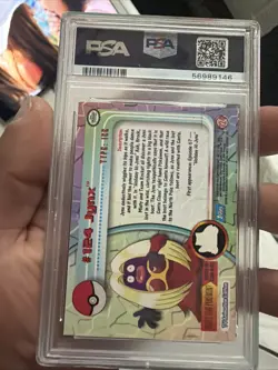 2000 TOPPS POKEMON TV ANIMATION SER 3 FOIL #124 JYNX PSA 10 - Image 2