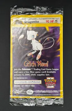 Pokemon TCG: Dragonite - Catch Mew Promo 1999 WB Gold Stamp [Sealed NM] - Image 1