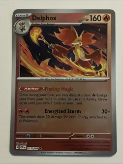 Delphox 013/086 • Reverse Holo • Chaos Rising • Pokemon TCG • NM - Image 1