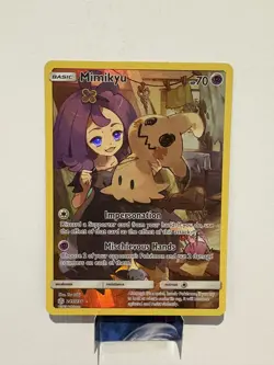Mimikyu 245/236 Alt Art Secret Rare Pokemon Sun & Moon Cosmic Eclipse LP/NM - Image 1