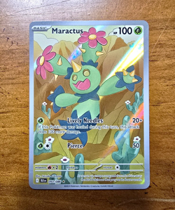 Pokemon TCG Maractus 093/086 Sv: Black Bolt Holo Eng 100 HP - Image 1