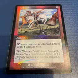 MTG Caltrops Magic The Gathering Foil Card 80 - Image 1