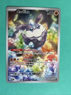 Carbink 242/217 Pokemon TCG Ascended Heroes Illustration Rare Card NM - Image 1