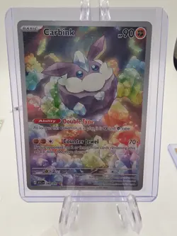 Carbink Full Art Holo Rock Basic Ascended Heroes 90HP 242/217 Pokemon TCG - Image 1